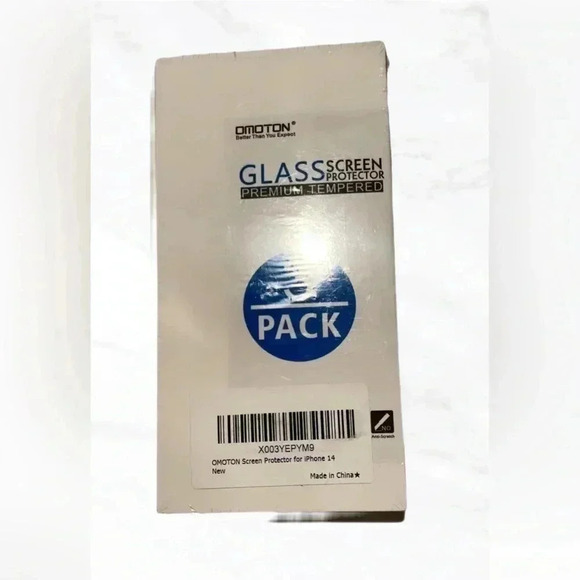 New 3 pack tempered glass  clear resist touch screen protector IPhone 14 - Picture 2 of 3